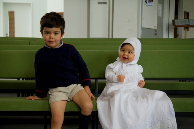 handmade christening gown by Constanca Cabral