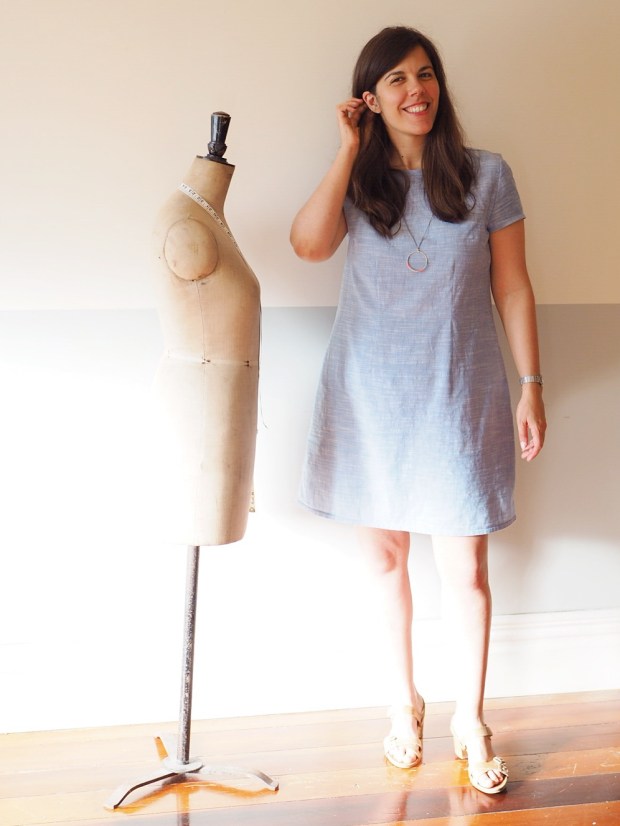 the Camber Set Dress with contour darts